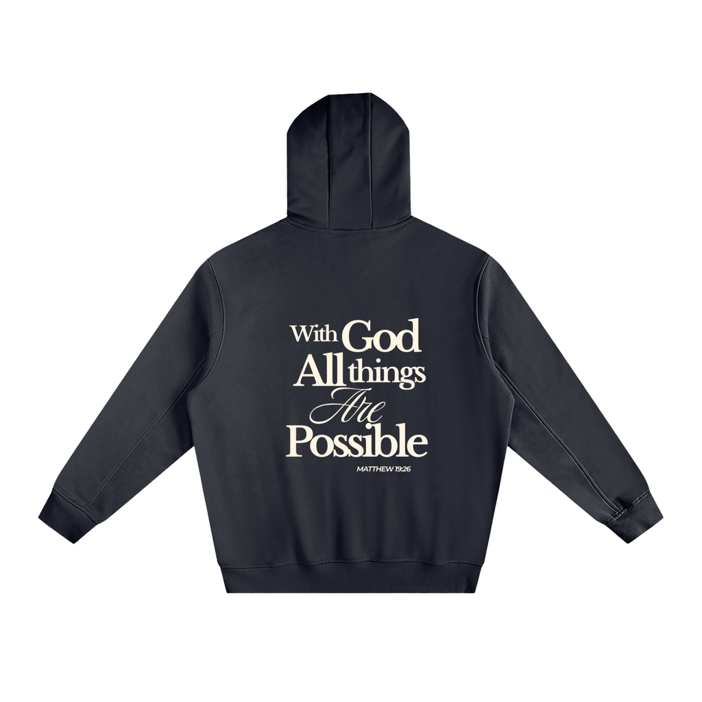 Fleeced High Neck Hoodie
