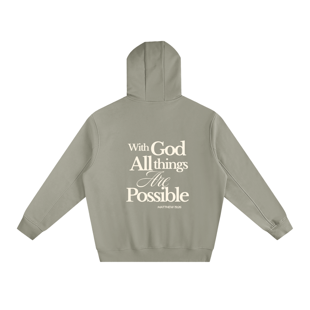 Fleeced High Neck Hoodie
