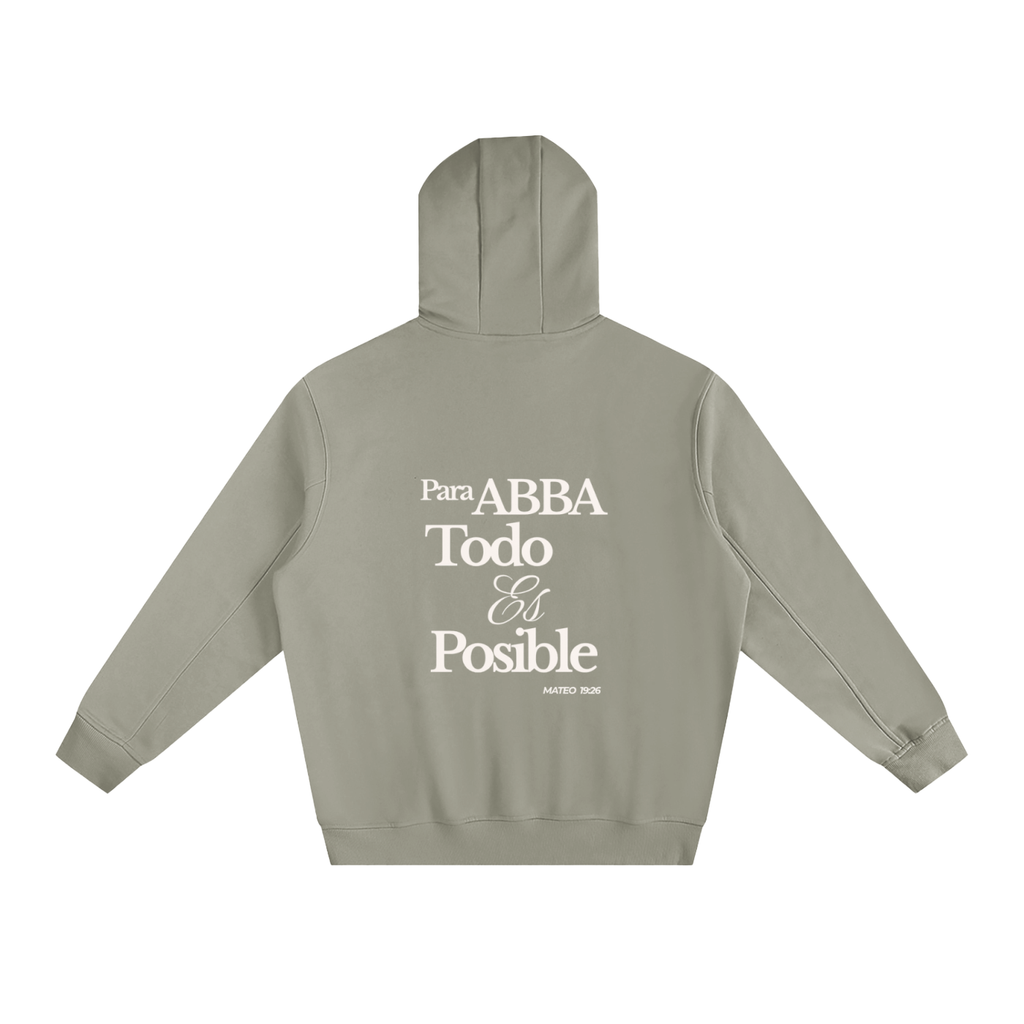 Abba's Print Para Abba Todo Es Posible  Unisex Fleeced High Neck Hoodie