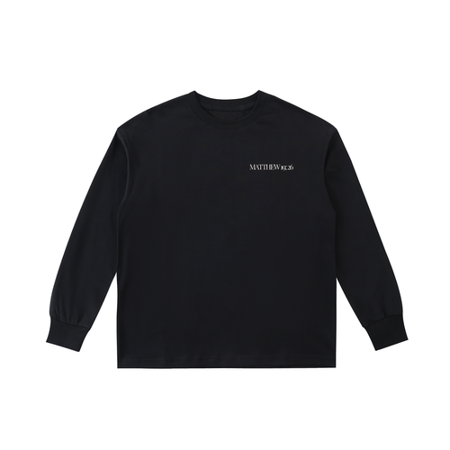 Children's Wear -With God All things Are Possible  Cotton Long-Sleeve Tee