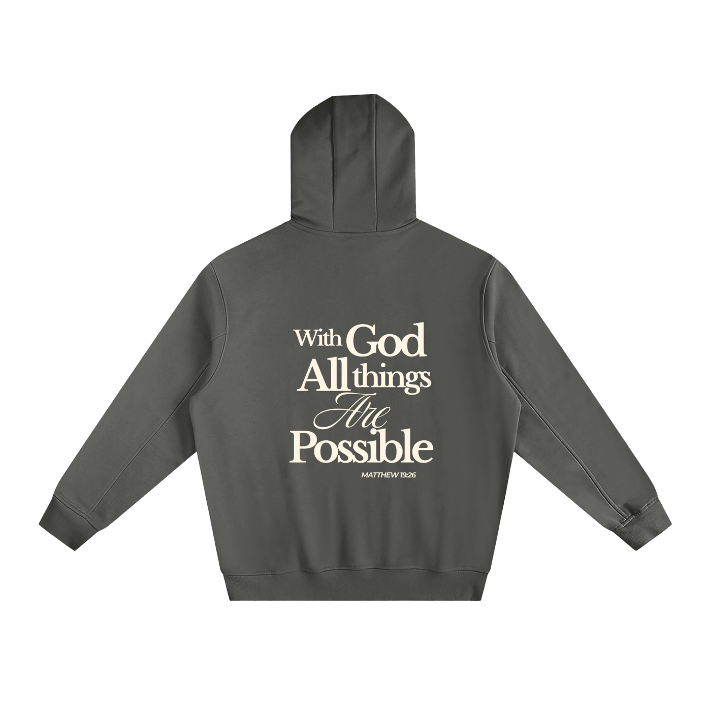 Fleeced High Neck Hoodie
