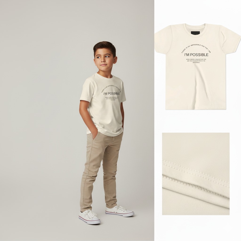 There is No impossible for the I Am. I'm Possible ! Youth Short Sleeve Tee