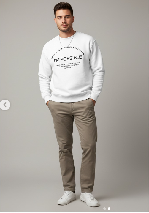 There is No impossible for The I Am. I'm Possible Unisex Fleece