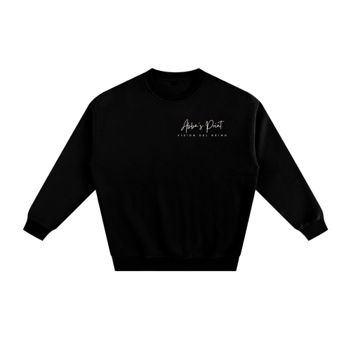 Abba's Print Vision Del Reino Fleeced Sweatshirt with God all things Are Possible Matthew 19:26