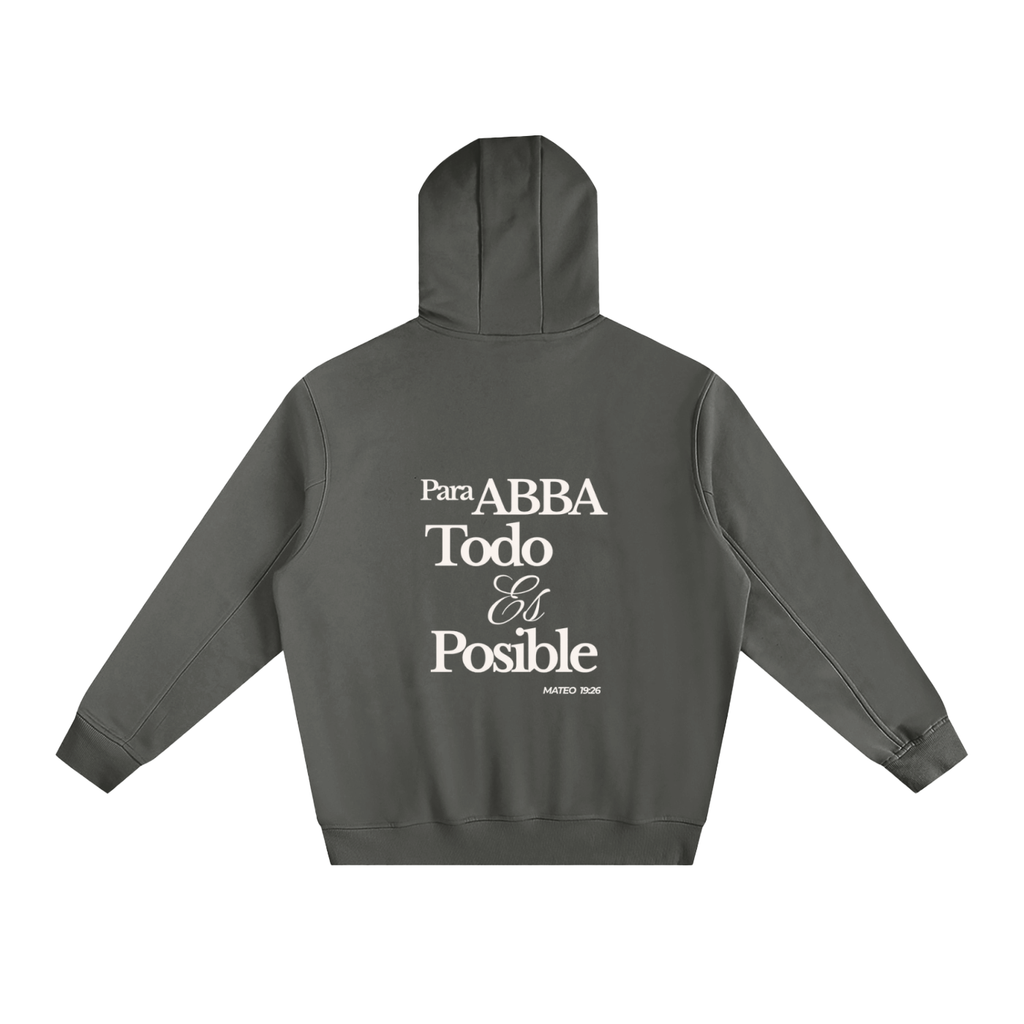 Abba's Print Para Abba Todo Es Posible  Unisex Fleeced High Neck Hoodie
